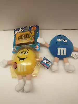 Lot Of 2 M&M's Candy Talking Plush Collectables Blue Is Not Talking • $12.50