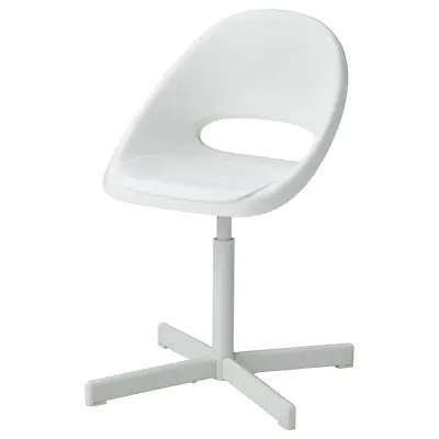 Office Chair Children's Study Desk Chair Height Adjustable Comfortable White • £34.60