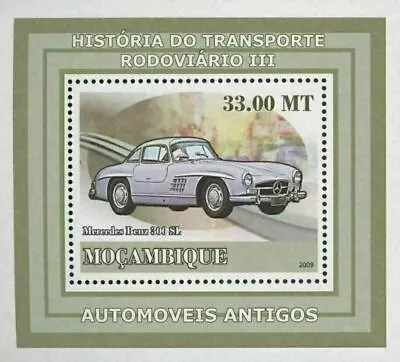 Road Transport Antique Cars Mercedes Benz Mini Sov. Sheet MNH • $16.15