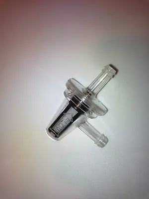 HARLEY MOTORCYCLE CLEAR INLINE GAS Right Angle FUEL FILTER 1/4 6mm 7mm MOTOR • $9.89