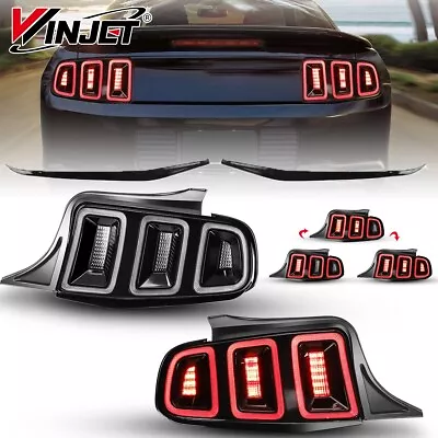 LED Tail Lights Sequential Turn Signal For 2010-2014 Ford Mustang Clear Lens • $399.99