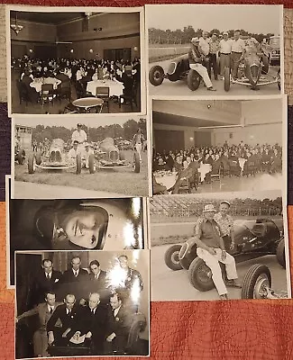 7 Midget Car Auto Racing Vintage Photographs W.O.T. • $19.65