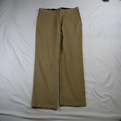 Haggar 36 X 30 Khaki Corduroy Expander Waist Classic Mens Pants • $16.99