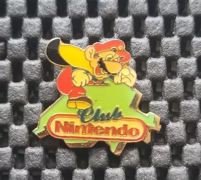 Vintage Club Nintendo Super Mario Pin Badge Switzerland Employee Rare Promo NES • $40