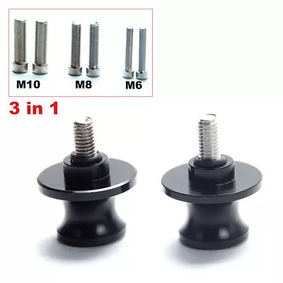 2x CNC  Swingarm Spools Slider Protector For Kawasaki Ninja 250R 400R 500 750R • $8.99