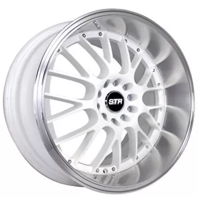 18  Str Wheels 514 White Jdm Style Rims (w76) • $699