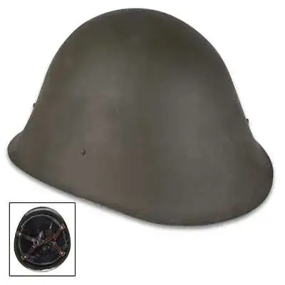 Romanian Olive Drab M73 Steel Helmet Military Surplus Army Tactical Cold War • $61.99