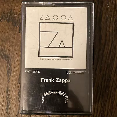 Frank Zappa Ship Arriving Too Late Cassette Tape VG • $9.99