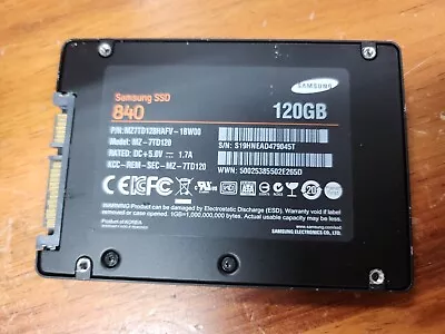 Samsung 840 EVO 120GB 2.5  SATA • $35