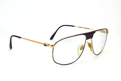 LACOSTE 181 Sunglasses Vintage 80s Man's Gold Tone Metal Frame • $170.97