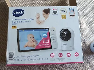 VTech RM 7764 HD Smart Video 7 Inch Smart 1080p HD Pan & Tilt Baby Monitor • £74.99