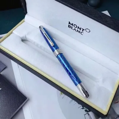 New Montblanc Meisterstuck Le Petit Prince&Fox Series Blue Rollerball Pen IN BOX • $119