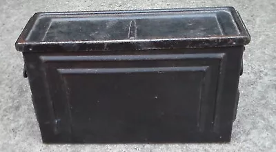 Old US Military M1919 WW2 Era EMPTY Metal Cal .30 M.G. Ammunition Box (USED) • $45