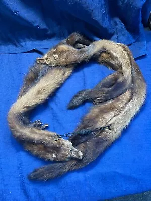 Vintage 3-pelt Mink Stole 1960s Pre-owned Good Condition • $50