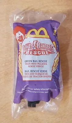 2000 Sabans Power Rangers Rescue Green Rail Rescue #4 McDonalds Toy Happy Meal • $4.99