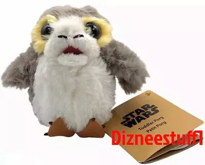 $29.97 • Buy Disney Parks Star Wars Toddler Porg Talking Magnetic Shoulder Pal Plush Doll NEW
