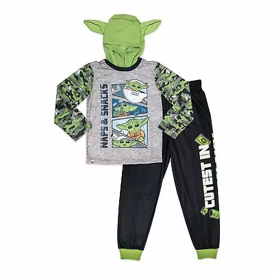 £14.76 • Buy Baby Yoda LEGO Pajamas Star Wars Mandalorian Boy Costume Hoodie Shirt 4 5 7 8
