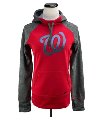 NWOT NIKE MLB Washington Nationals Therma-Fit Pullover Hoodie Women's Size Small • $19.99