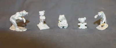 Masterworks Fine Pewter Miniatures. Group Of 5 Bears. N.o.s. • $5.95