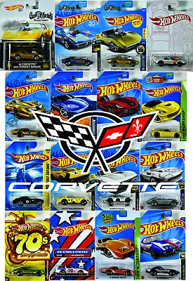 🏁 Hot Wheels Chevrolet Corvettes - From 1950's To Modern 🏁 • $5