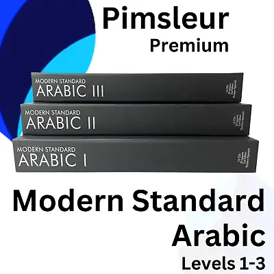 Pimsleur Arabic Modern Standard Levels 1 2 & 3 - Complete Language Course. • £19.99
