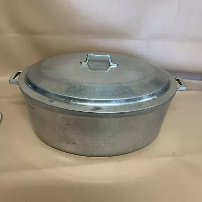 Miracle Maid G2 Cast Aluminum Roaster Dutch Oven  W/ Lid Vintage Cooking  Pot • $39.99