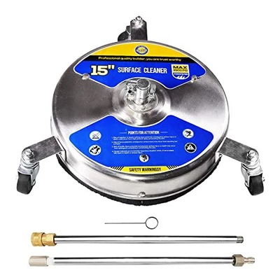 £140.40 • Buy New 15  Pressure Washer Surface Cleaner, High Grade Commercial Stainless Cleanin