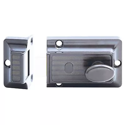 Lockwood Brown Chrome Cylinder 100 Nightlatch • $116.95