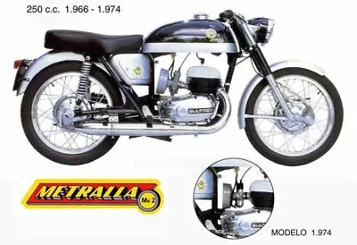 Bultaco Metralla Mk2 Set Of Decals Full Bike Metralla Mk 2 Bultaco Metralla New • $164.82