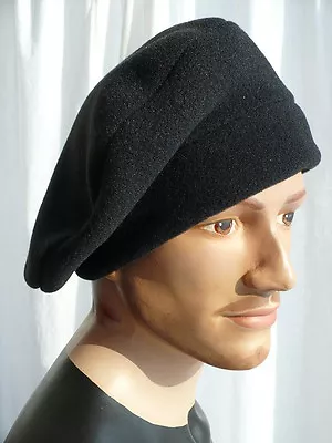 Black Polar Fleece Beret Fleece Beret Mens/Womans • $36