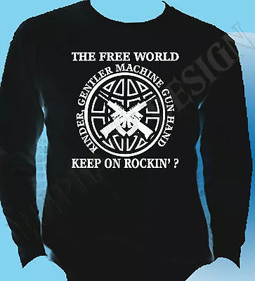 Neil Young Inspired Long Sleeve T-Shirt Keep On Rockin' In The Free World? • £15.99