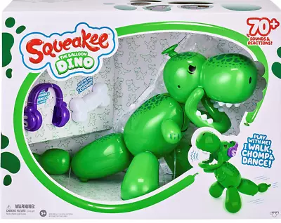 Interactive Dinosaur Pet Toy 70+ Sounds! Squeakee Dino HUGE That Stomps Roars • $47.95