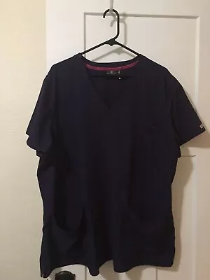 ~~med Couture ~~ladies Plum Scrub Top    Size 3xl  #8587 • $9.99