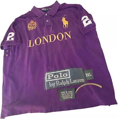 London Polo Ralph Lauren Big Pony Purple Polo • $65