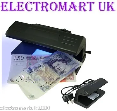 £9.90 • Buy Mains Powered Uv Light Counterfeit Forged Fake Bank Note Money Detector Checker