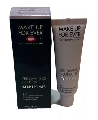 MAKE UP FOR EVER Step 1 Primer YELLONESS NEUTRALIZER 24H Brightening Base NIB • $21.59
