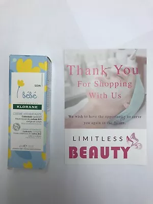 £9.99 • Buy Klorane Bébé Calendula Nourishing Cream With Cold Cream 40ml