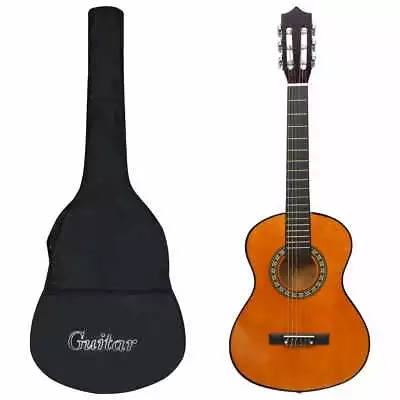£85.83 • Buy /2 34  Classical Guitar Children Beginner Instrument Dark Wood With Guitar Bag