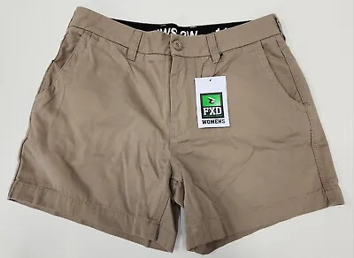 NEW FXD Womens Work Shorts Size 14 WS-2W Dura 500 Tan Light Brown  • $30.44