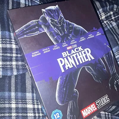 Black Panther - With Collector's Sleeve (Blu-Ray) • £3.49