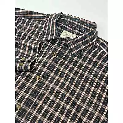 Cabelas Men's Long Sleeve Button Up Shirt Size XXL 2XL 100% Polyester EUC Pocket • $23