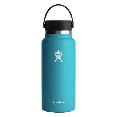 NEW Hydro Flask 32oz Water Bottle Wide Mouth Flex Cap Insulated Stainless • $23.89