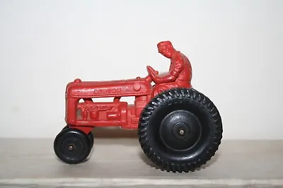 Vintage Auburn Allstate Hard Rubber Farm Tractor With Driver-good-red-loose • $5.99