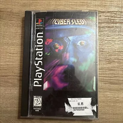 Cyber Sled Long Box (Sony PlayStation 1 1994) Complete Tested CIB PS1 Namco • $14.99