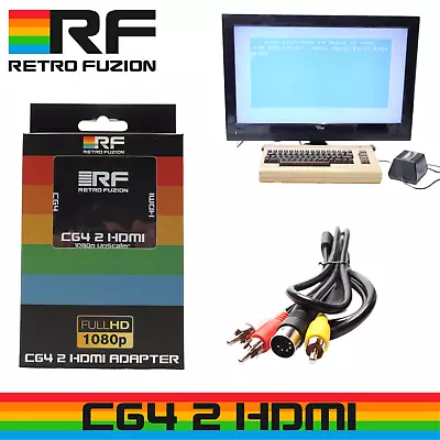 Commodore 64 2 HDMI Adapter Set - Connect Your C64 To Modern TV - • $32.59