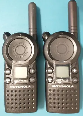 MINT (2) Motorola CLS1110 Two-Way Business Radio Walkie Talkie UHF 1 Chl 1 W • $97.99