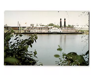 Sidewheeler William M. Black Steamboat Vintage Chrome Postcard • $4.50