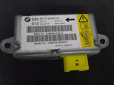 Airbag Control Unit 6946104 BMW 7er E65 E66 Sensor Door Front Right • $38.37