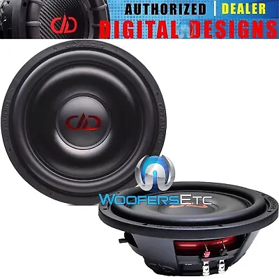 (2) Dd Audio Sl612-d4 12  Slim Shallow 1200w Dual 4-ohm Subwoofers Bass Speakers • $558