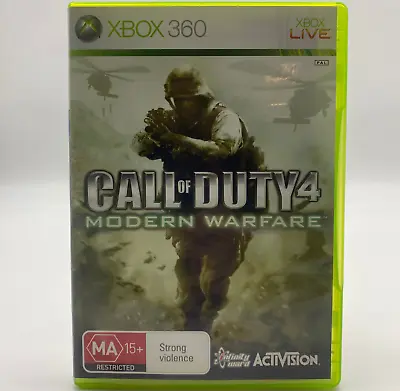 Call Of Duty 4 Modern Warfare - Xbox 360 Game - PAL • $9.95